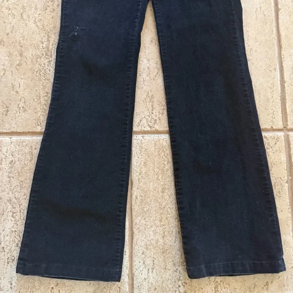 VTG STUSSY Womens XS Black Corduroy Jumpsuit Flare Leg Y2K Baddie 3/4 Sleeve Zip